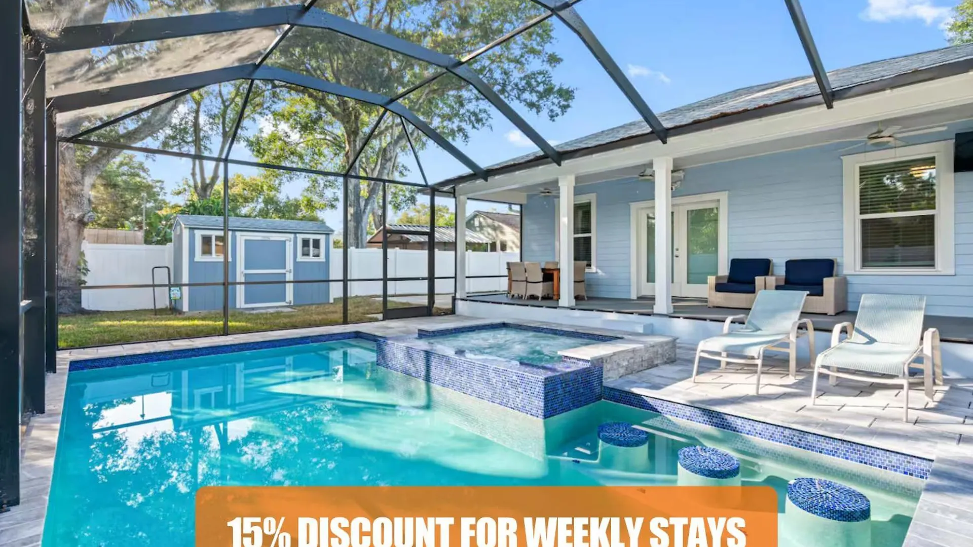 Вилла Stylish Luxury Retreat Heated Pool & Hot Tub Тампа